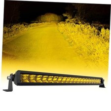 Amber LED Light Bar 22 inch Off Road LED Spot Flood Combo Work Light 20inch