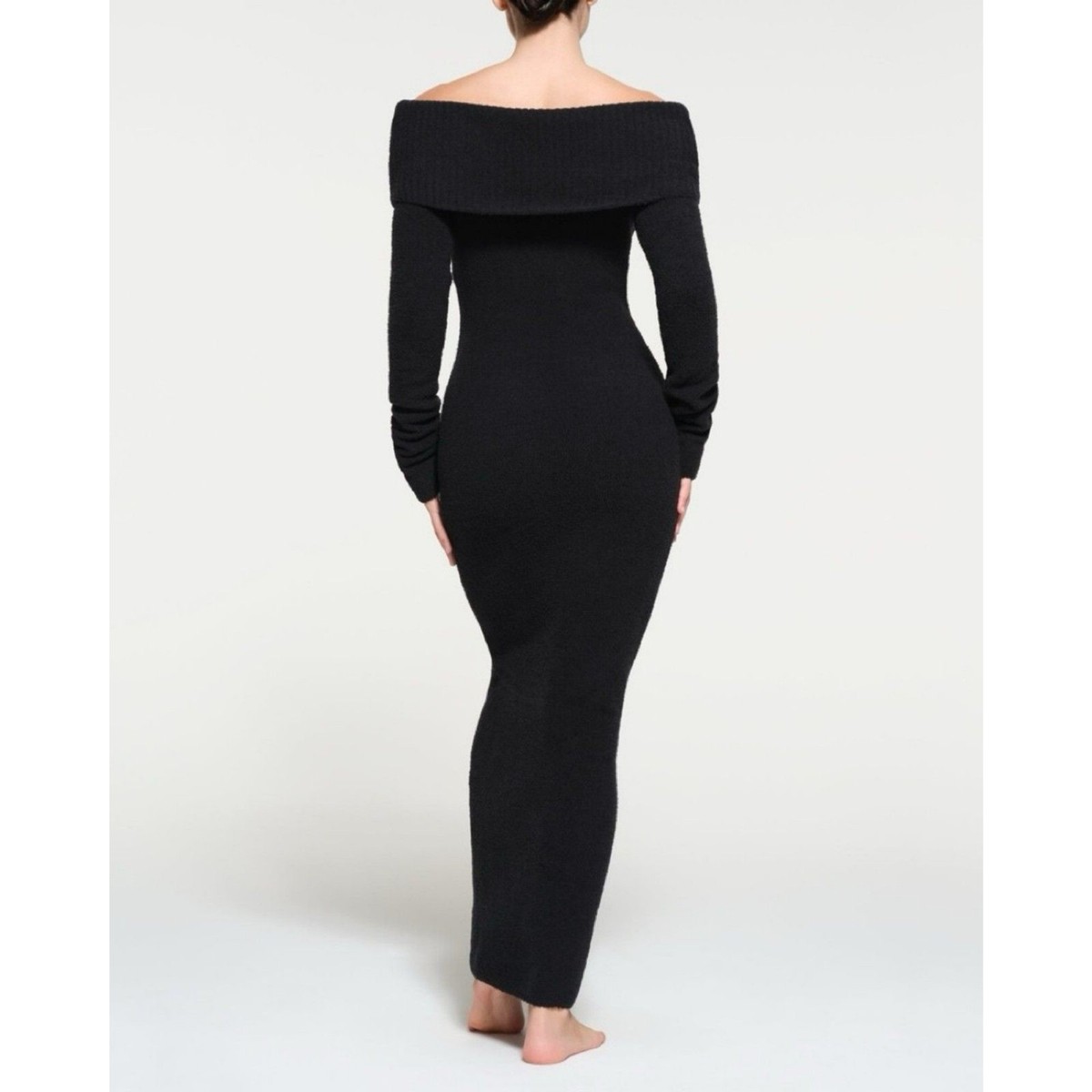 ponte knit a line dress Bianca Ponte Knit Dress Long Sleeve – Chloe Kristyn main image 0