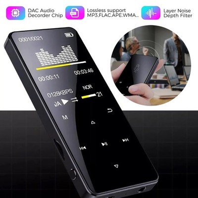 Bluetooth MP4/MP3 Lossless Music Player FM Radio Recorder Sports Support 128GB