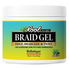 Braiding Gel for Locs  Twists, Maximum Hold, Fast Drying, Citrus Scent, 15 oz
