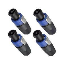 4Pcs NL4FC Speaker 4 Pole Cable Plug Connectors for Audio Speaker Accessories