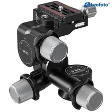 Leofoto GW-01 3-Way Geared Tripod Head with Arca Swiss Compatible Plate