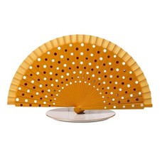  Kinaviola Polka Dot Pattern Fan, Flamenco Dance, Spain, Spanish Fan, Fan, Pro 
