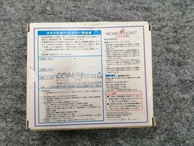 SNK Neo Geo Neogeo Pocket Color Pearl Blue Console With Box s0631M