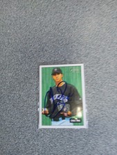 Chaz Roe Signed In Person 2005 Bowman Heritage Rockies Rc A17