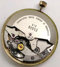 Elgin 813 High Grade Felsa 4007 17 Jewel Automatic Watch movement Running 