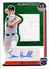 2022 USA Baseball Stars and Stripes Silhouettes Samuel Highfill Auto Jersey /250