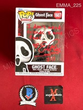 Emma Roberts autographed signed Ghost Face Funko Pop #1607 Scream Beckett COA