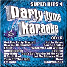 Party Tyme Karaoke - Party Tyme Karaoke 4: Super Hits - Music CD