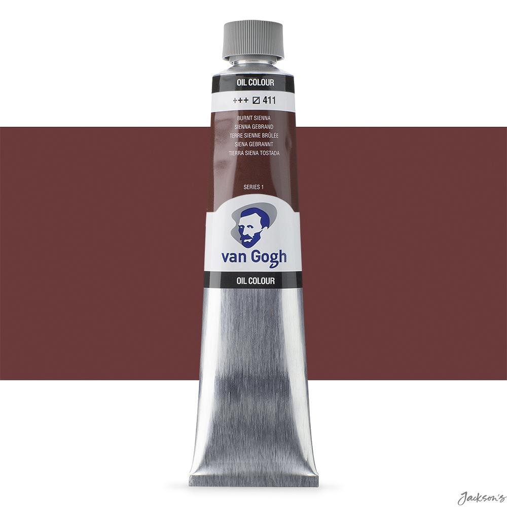 Royal Talens Van Gogh Oil Paint Tube 200ml Burnt Sienna S1 For Artists