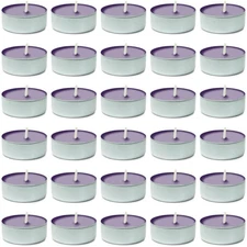 DecorRack 30 Tealight Candles, Lavender Scented, Pleasant Fragrance Candle, A...