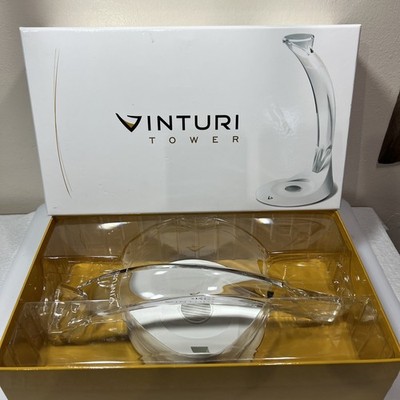 Venturi Tower All Of The Taste None Of The Wait New In Box Clear Glass Whitewine