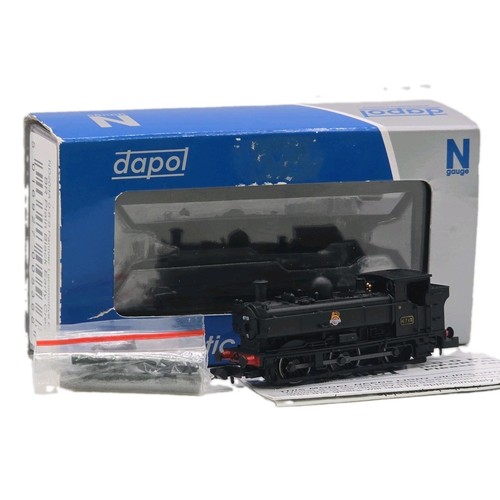Dapol en funcionamiento (ND-204A) clase 57xx 0-6-0 '6713' en librea negra BR - DCC listo | Condition: Used