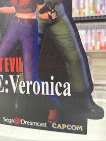 Resident Evil CODE: Veronica countertop Standee (Dreamcast) 14 Inches Tall