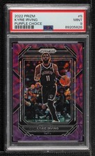 2022-23 Panini Prizm Choice Purple Prizm 19/20 Kyrie Irving #5 PSA 9 MINT 14t3