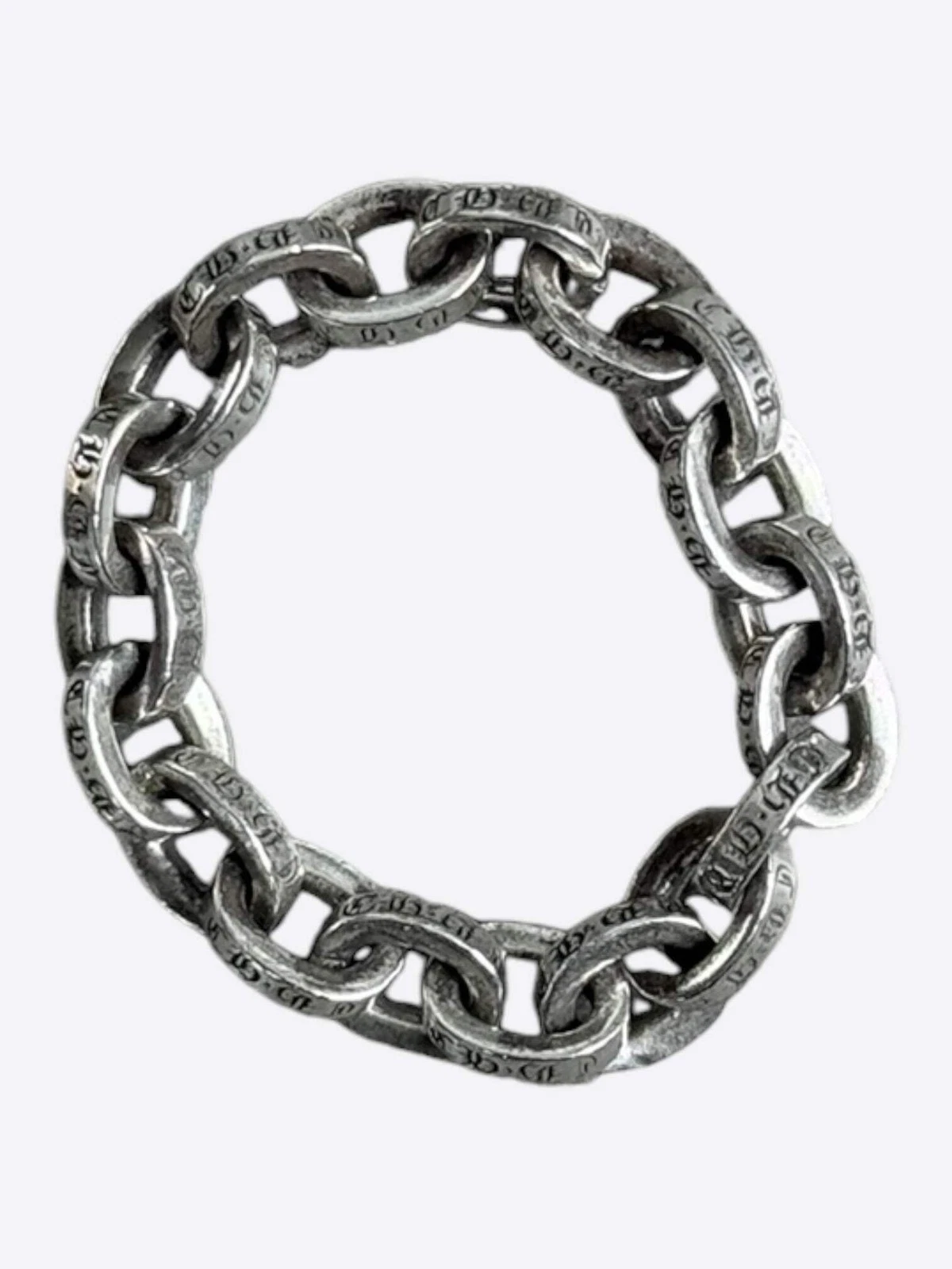 Chrome Hearts Silver Paper Chain Ring