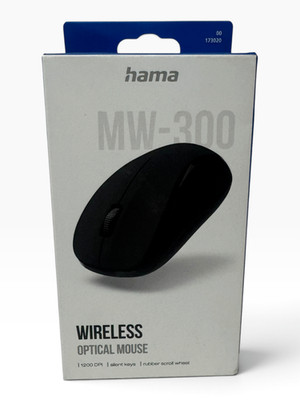 Hama USB wireless mouse optical wireless silent 1200 DPI MW-300 V2