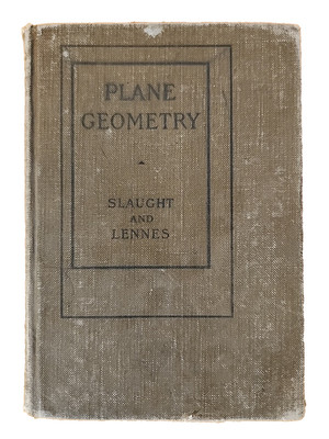 1910 Antique Plane Geometry With Problems And Applications Slaught & Lennes