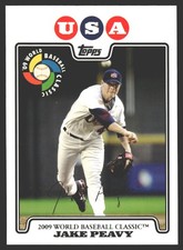 Jake Peavy #WBC7 2008 Topps Updates & Highlights World Baseball Classic Preview