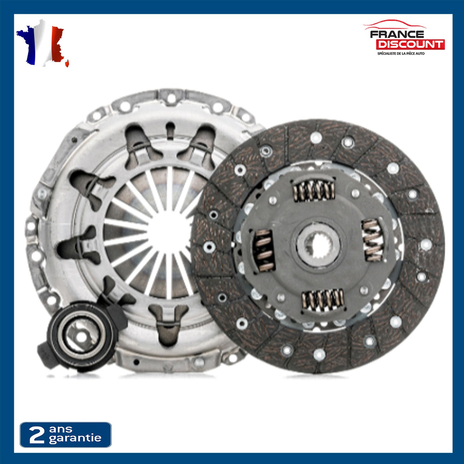 Embrayage 2050W7 kit complet pour moteur Peugeot 306 106 Citroen Saxo Xsara