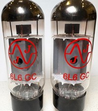 Pair of JJ 6L6 GC  Power Amp Vacuum Tube Set 6L6GC