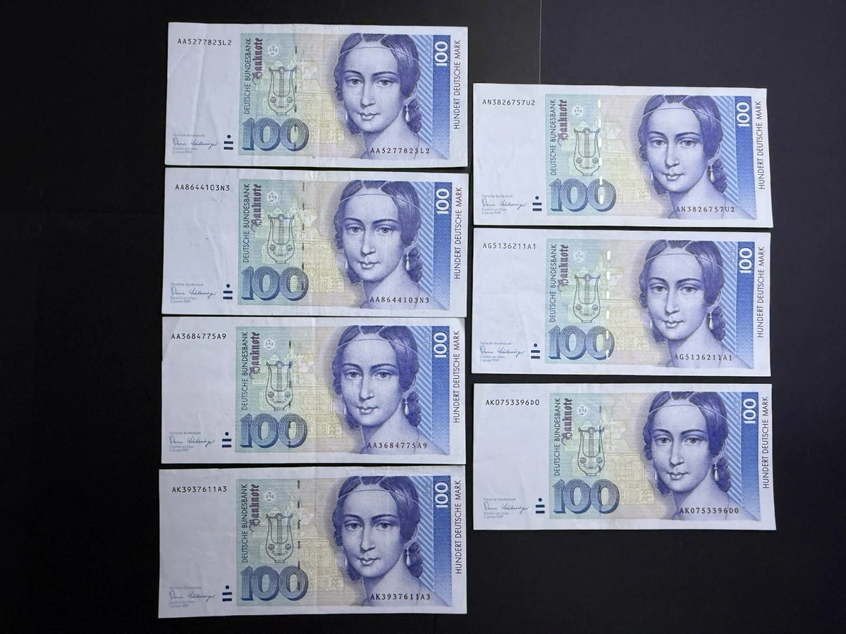 や*い様 100 Deutsche Mark 紙幣と銀貨 100 Deutsche Mark for sale | eBay