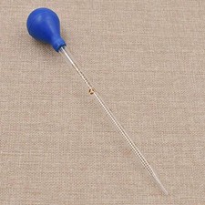 5ml Borosilicate Glass Dropper Pipette with Blue Rubber Bulb - Reusable Lab Tran