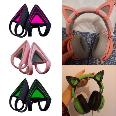 Silicone Cat Ears Lovely Attachable Accessory Perfect for Kraken V2