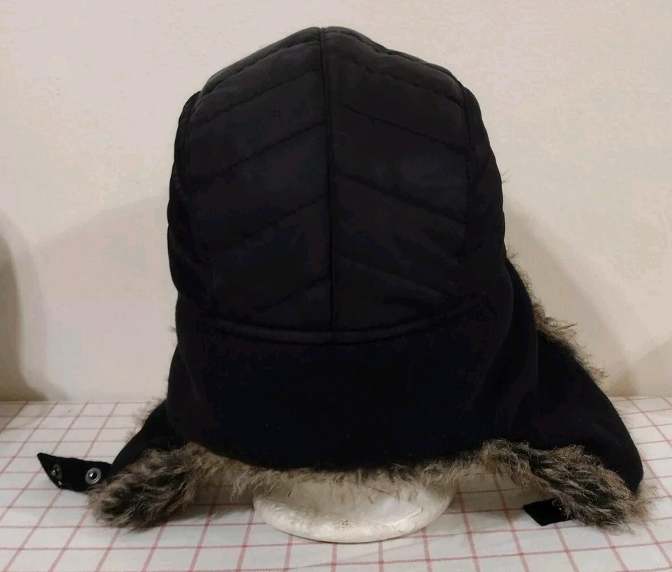 Sombrero de Trampero APT 9 Sombrero de Invierno Orejeras Negro Talla L/XL Foto 3 de 4