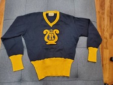 c 1950s Dehen Varsity Letterman Wool Sweater U R