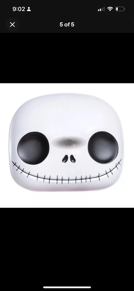 Jack Skellington Funko Pop Half Mask Costume Accessory NEW Nightmare Christmas - Image 4 of 4