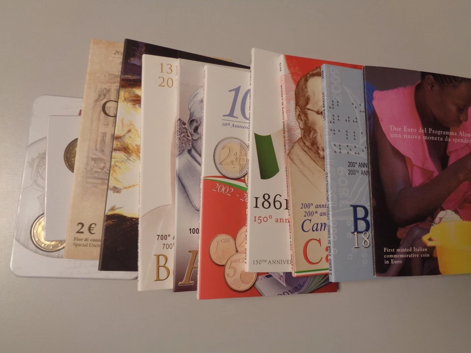 ITALIEN 2004 / 2024 - 2 Euro in Coincard, BU - JAHRGANG NACH WAHL - Bild 1 von 1