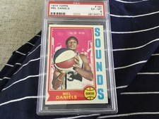 1974 TOPPS MEL DANIELS #192 PSA 6