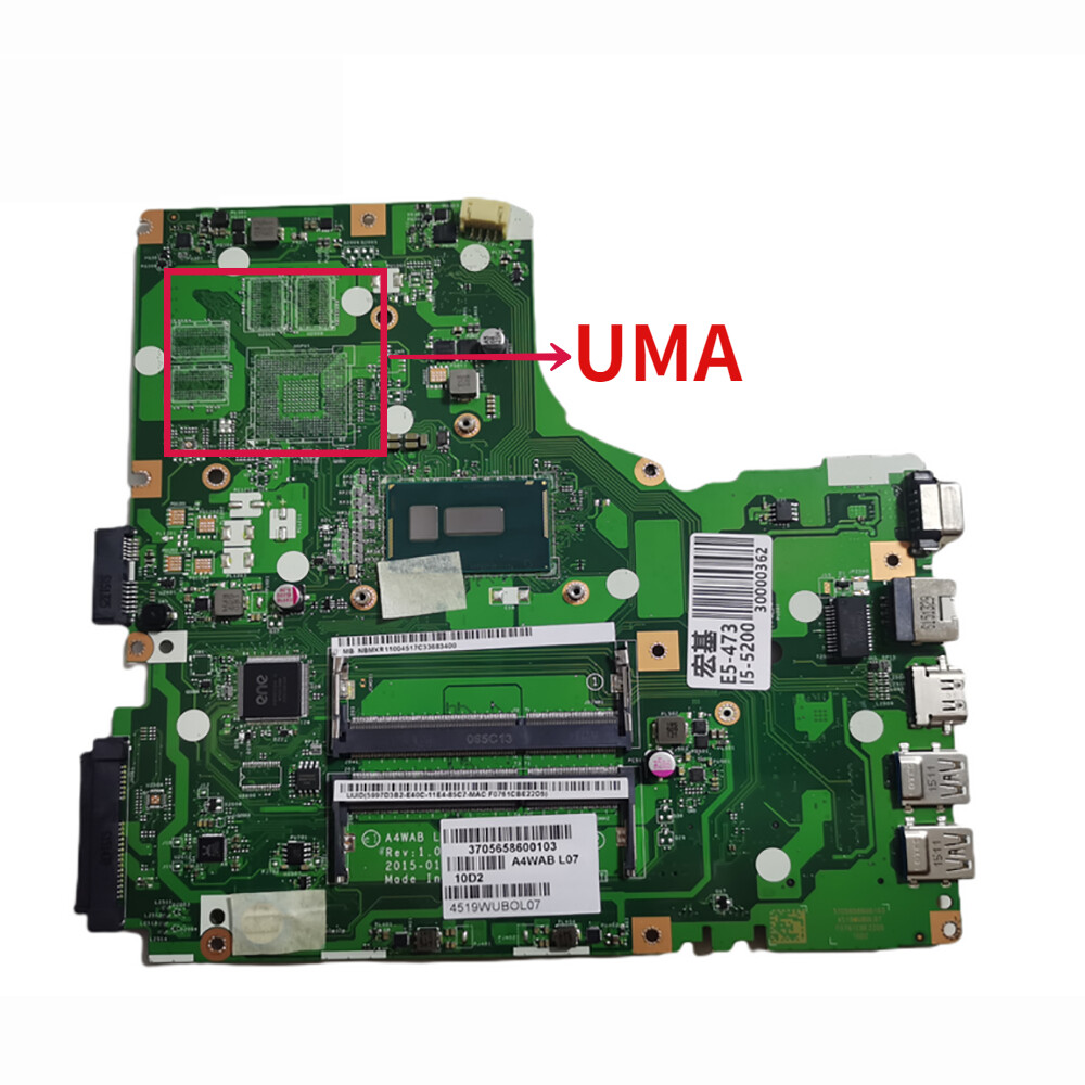 E5 473g Acer E145483 E5 575g Aspire E15 Motherboard Acer E5 575 - Main Image