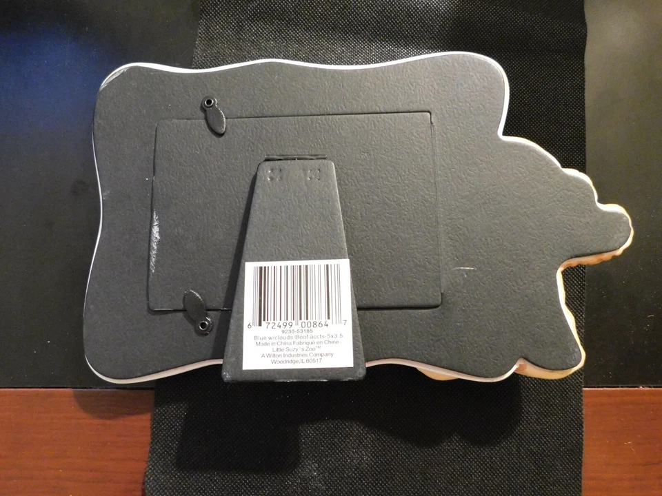 WHITE CLOUDS AND BEAR PHOTO FRAME! e156DXX Foto 2 de 4