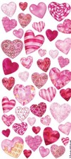 Violette Stickers Holographic Hearts Valentine's Day Craft Planner Supply