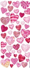 Violette Stickers Holographic Hearts Valentine's Day Craft Planner Supply