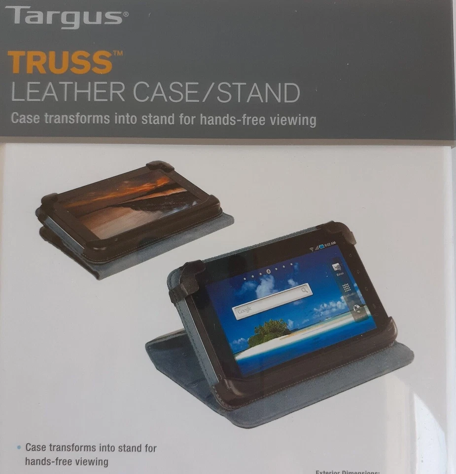 Targus Truss Leather Case / Stand For Samsung Galaxy Tab size 7.48"X0.47"X4.74" - Image 4 of 4