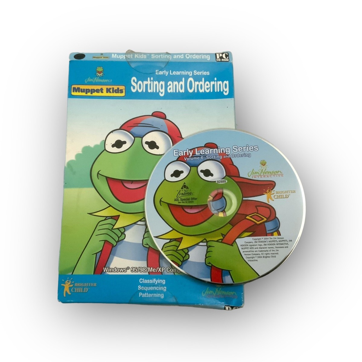 Jim Henson’s Muppet Kids Sorting And Ordering Vtg PC CD-Rom Game Early  Learning