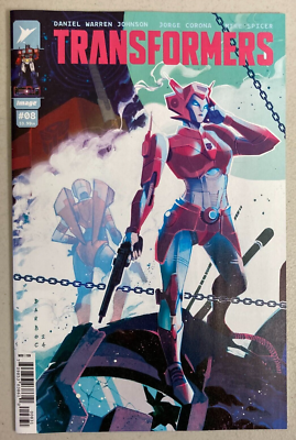 Transformers #8 (2024) VF/NM 1:10 Karen Darboe Arcee Variant Image
