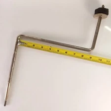 Z-Rod 1/4"-3/8" Cymbal Arm Mount Holder Nickel Vintage 30s Ludwig/Leedy USA Part