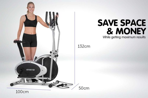 POWERTRAIN ELLIPTICAL CROSS TRAINER EXERCISE BIKE HOME GYM BICYCLE RESISTANCE - Picture 11 of 11
