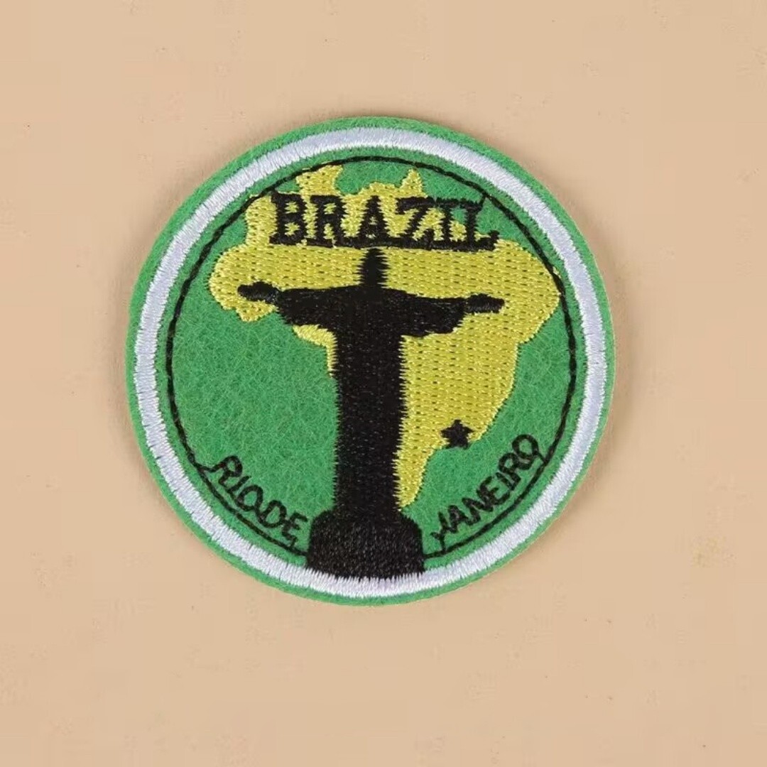 Hq Rio Patch BRAZIL RIO DE JANEIRO iron-on patch crest badge embroidered 155 | eBay