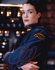 Claudia Christian signed autograph 20x25cm Babylon 5 in person autograph COA