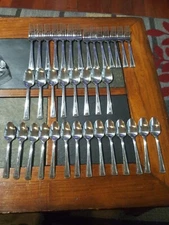 Oneida Cella stainless flatware. 36 Pcs Set  No Knives