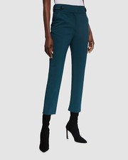 495 Veronica Beard Women's Blue Gamila Cropped Trousers Dress Pants Size 2