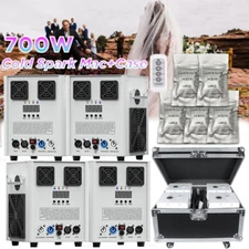 700W Cold Spark Machine Stage Effect DMX Firework DJ Event Party Wedding+Case