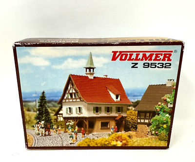Vollmer Z 9532 Farm Cottage Model Germany Rathaus Vintage Kit with Box