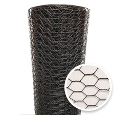 Poultry Netting Chicken Wire Vinyl Coated 1 in. x 5 ft. x 150 ft. Fencing Metal