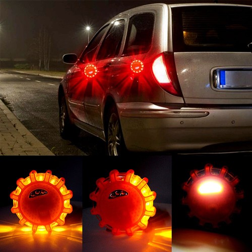 2 piezas discos acampanados de seguridad vial impermeables con base magnética y gancho. - Imagen 9 de 9